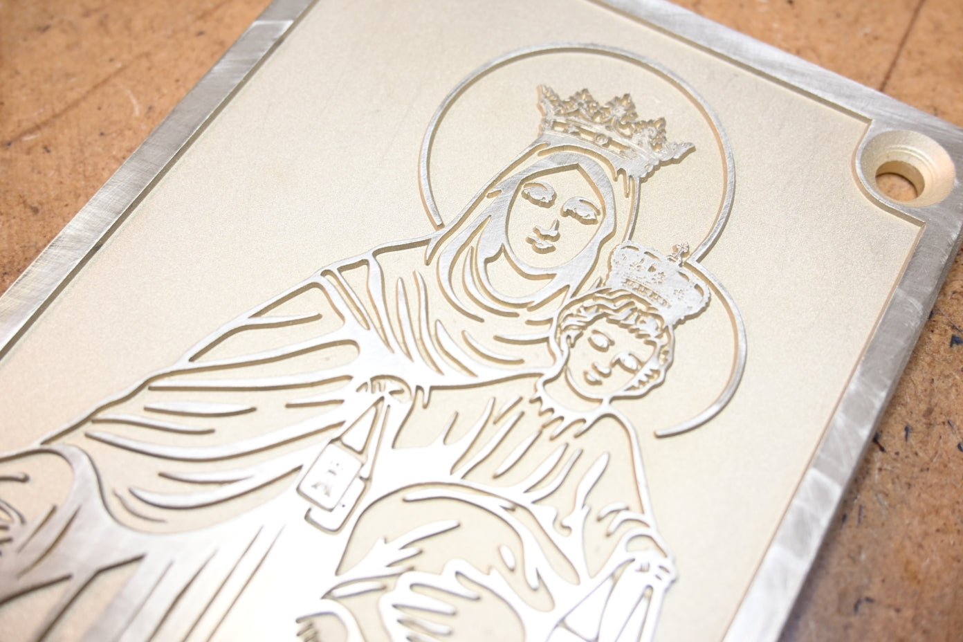Placa VIRGEN DEL CARMEN
