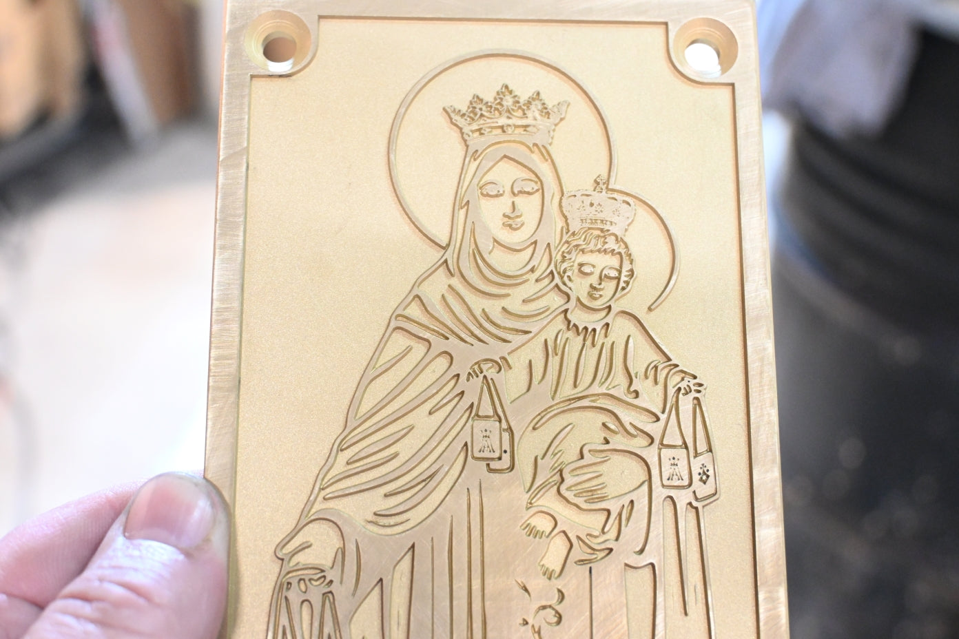 Placa VIRGEN DEL CARMEN