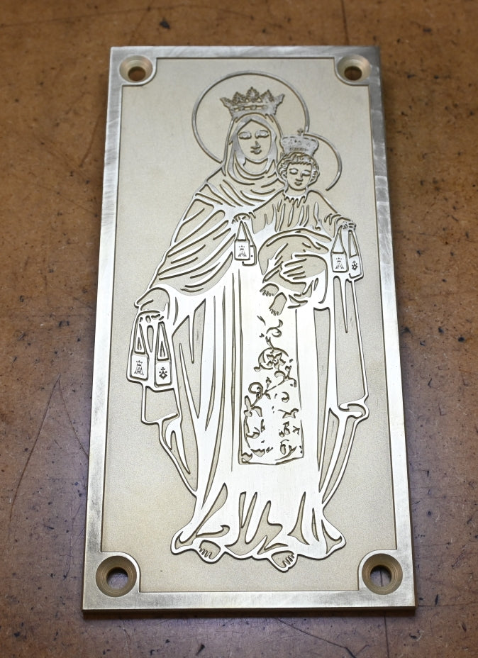 Placa VIRGEN DEL CARMEN