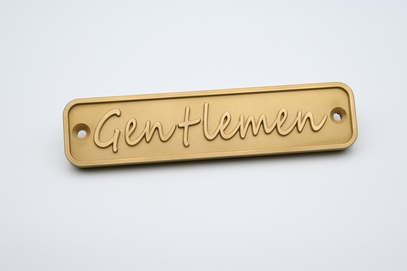 Placa Latón Gentlemen