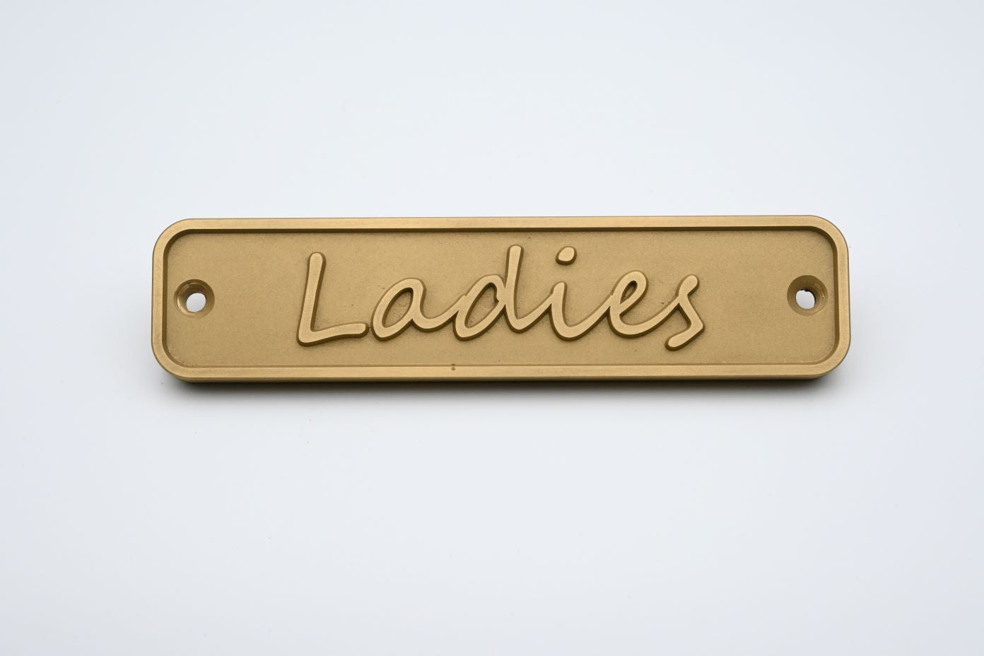 Placa Latón Ladies